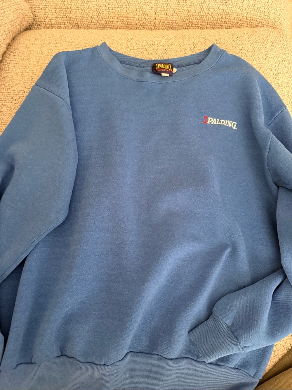 Vintage Spalding Blue Crewneck Sweatshirt